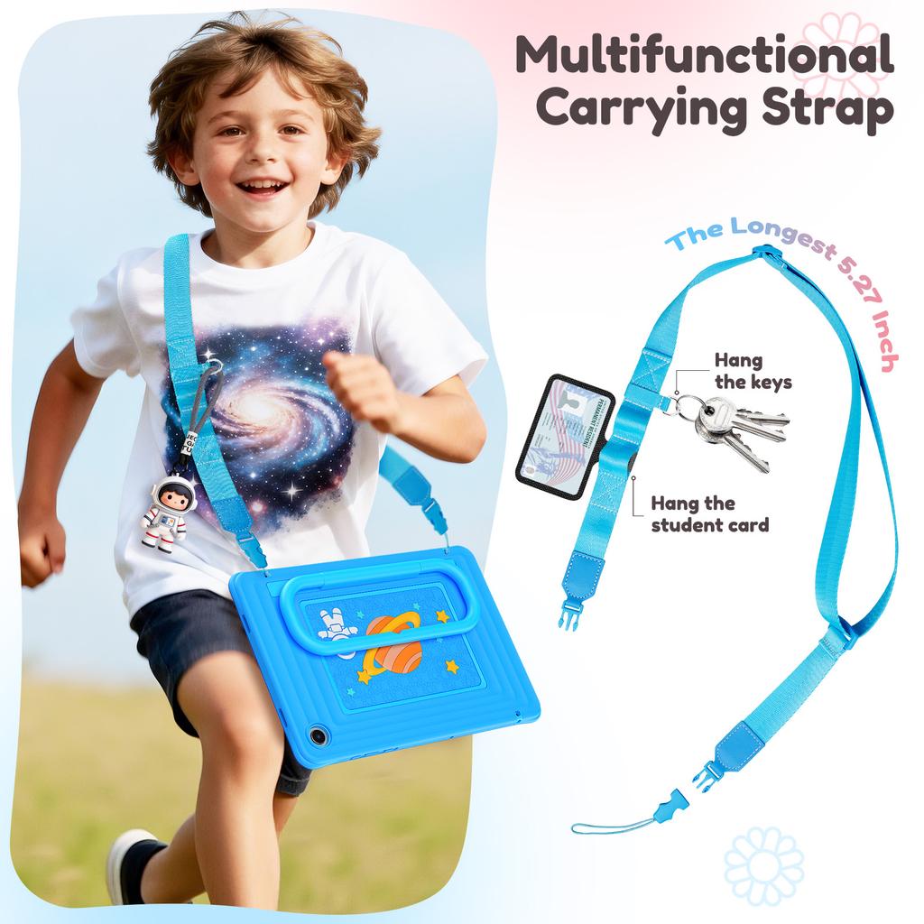 Kids Portable Stand Tablet Case for New Samsung Galaxy Tab A11 Plus 11 Inch 2025 , A9 + Plus 11 " (2023) Shockproof Tablet Cover