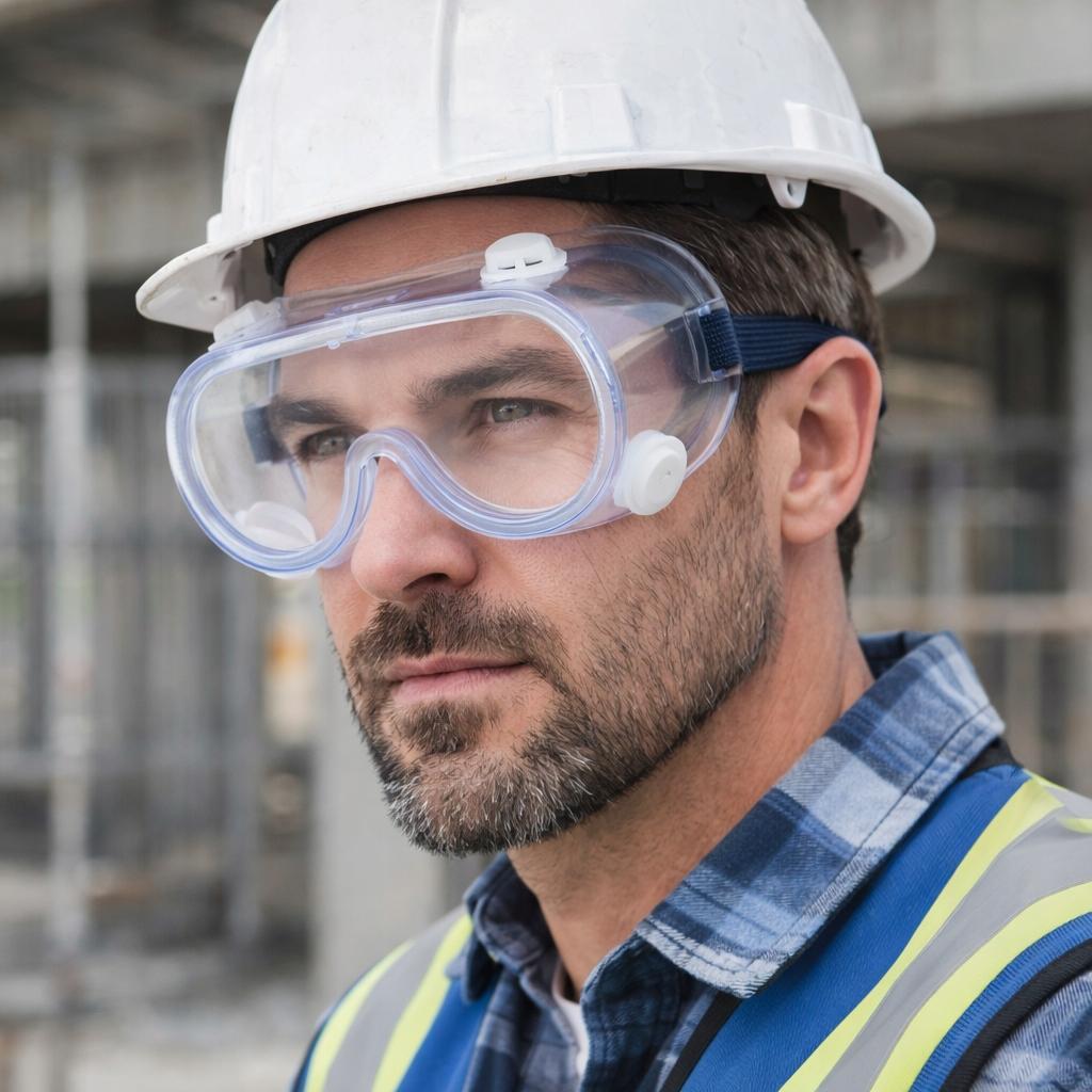 Safety goggles, clear anti-splinter glasses, eye protection Vorstahl