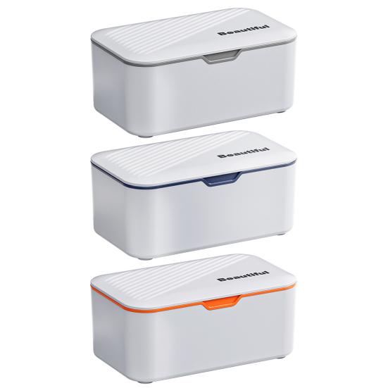 Våtservetter Låda Pappershållare Stor Kapacitet Bred Öppning Påfyllningsbar Multifunktionell Toalettpapperslåda Pappersbehållare