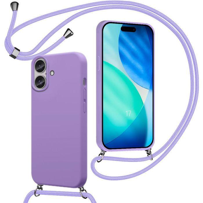 Coque de Téléphone - BOOLING - iPhone 17 - Silicone Antichoc - Violet - Design Élégant