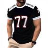 2026 Summer Men's Digital Printing T-Shirt Fashion Casual Breathable Quick-drying Short Sleeve Cross-border Special Supply