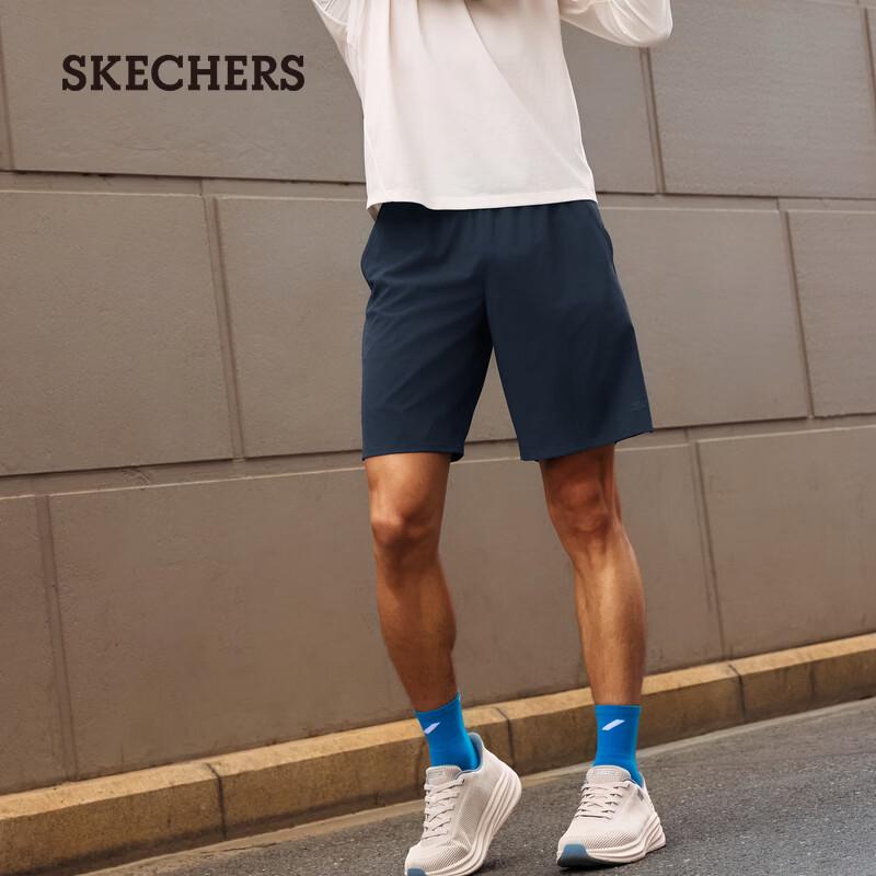 

Мужские ветрозащитные дышащие тканые шорты Skechers P226M024 S