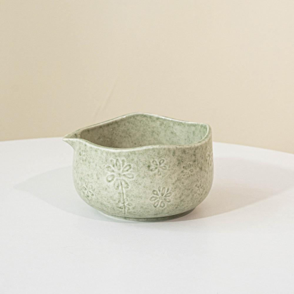 Tradition Ceramic Matcha Bowl Reusable Heat Resistant Matcha Mixing Bowl Easy To Clean Large Capacity Japanese Matcha Bowl