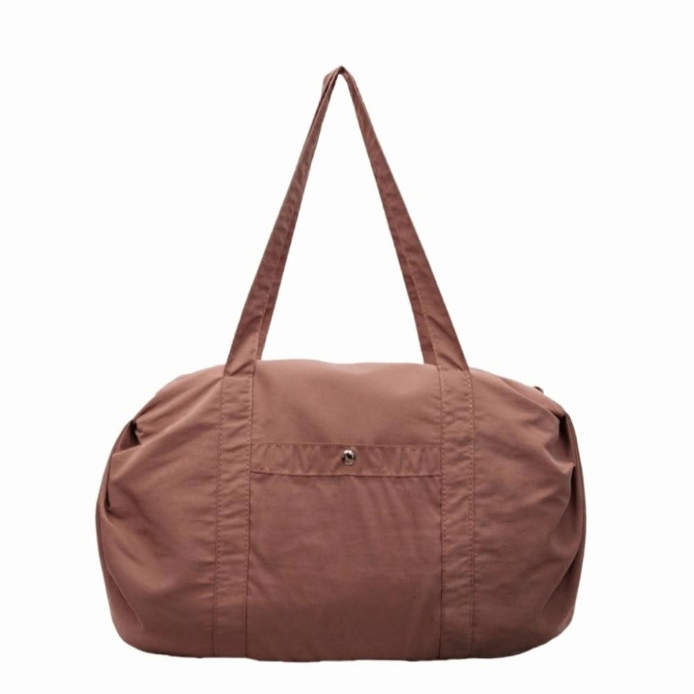 Multifunctional Large Capacity Tote Bag Zipper Closure Handbag Casual Nylon Shoulder Bag Travel