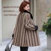 Middle-Aged Women's Faux Fur Mid-Length Winter Coat