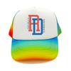 Dominikanische Republik RD Flagge Stolz Dominikanische Trucker-Kappe Sommer Netz Baseballkappe FeUnisex Unisex Retro Papa Geschenk Kappen