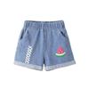 Sommer-Denimshorts für Mädchen - Leichte Stretch-High-Waist-Casual-Shorts