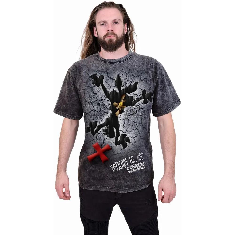 Looney Tunes Unisex-Erwachsene Missed The Spot Wile E Coyote T-Shirt