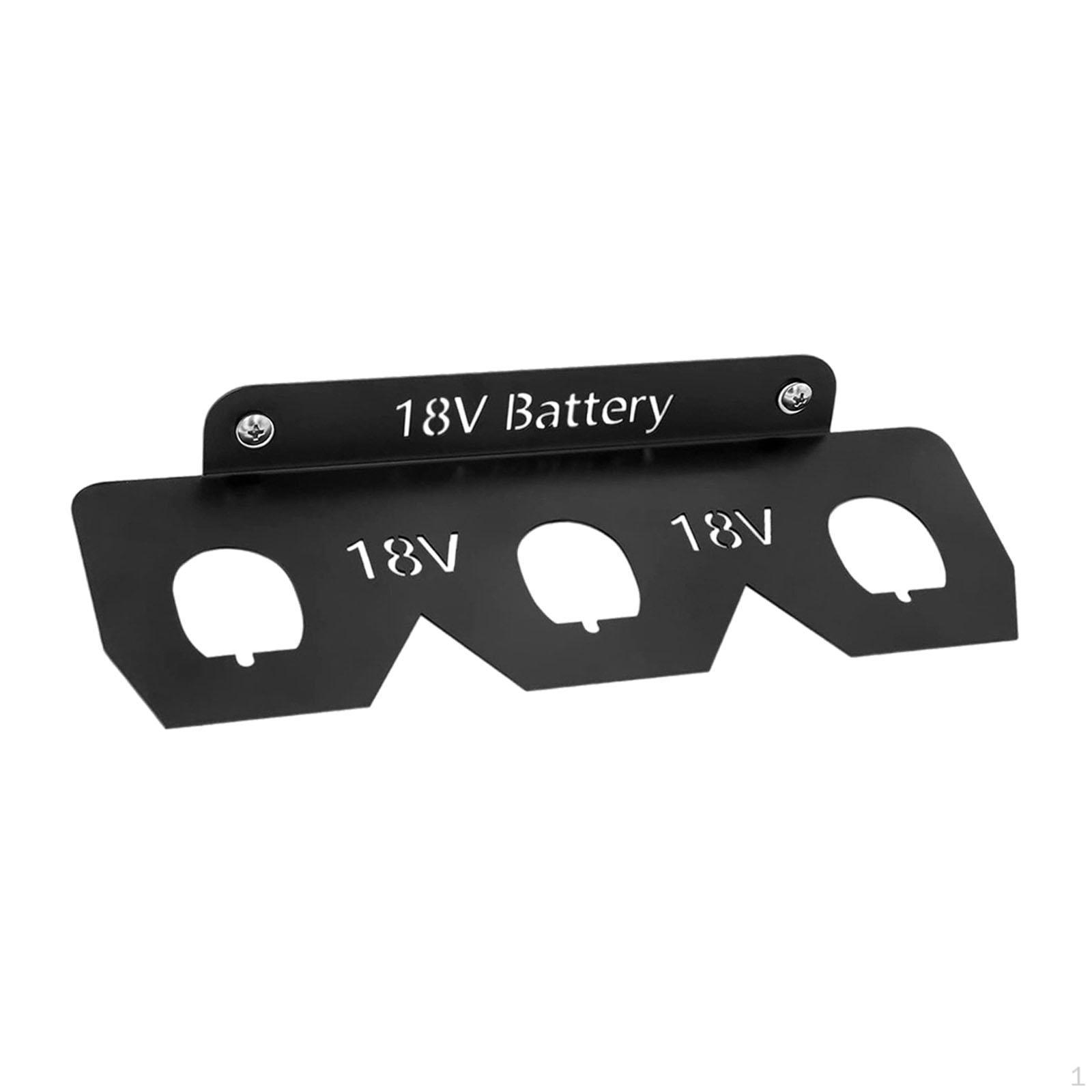 

Держатель батареи, кронштейн для стойки, прочный настенный держатель для дисплея, органайзер для 3 Slots