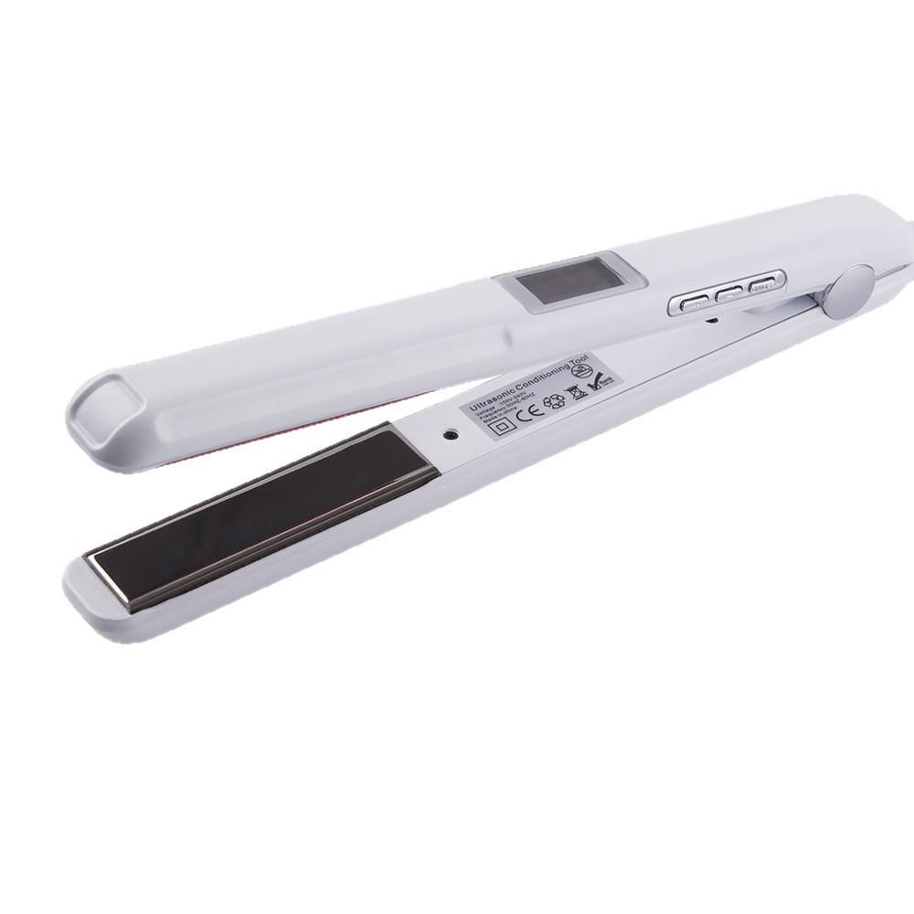 

Ultrasonic Infrared Low-Temp Hair Straightener & Curler for Salon Protein Treatment EU Plug - Ultrasonic белый