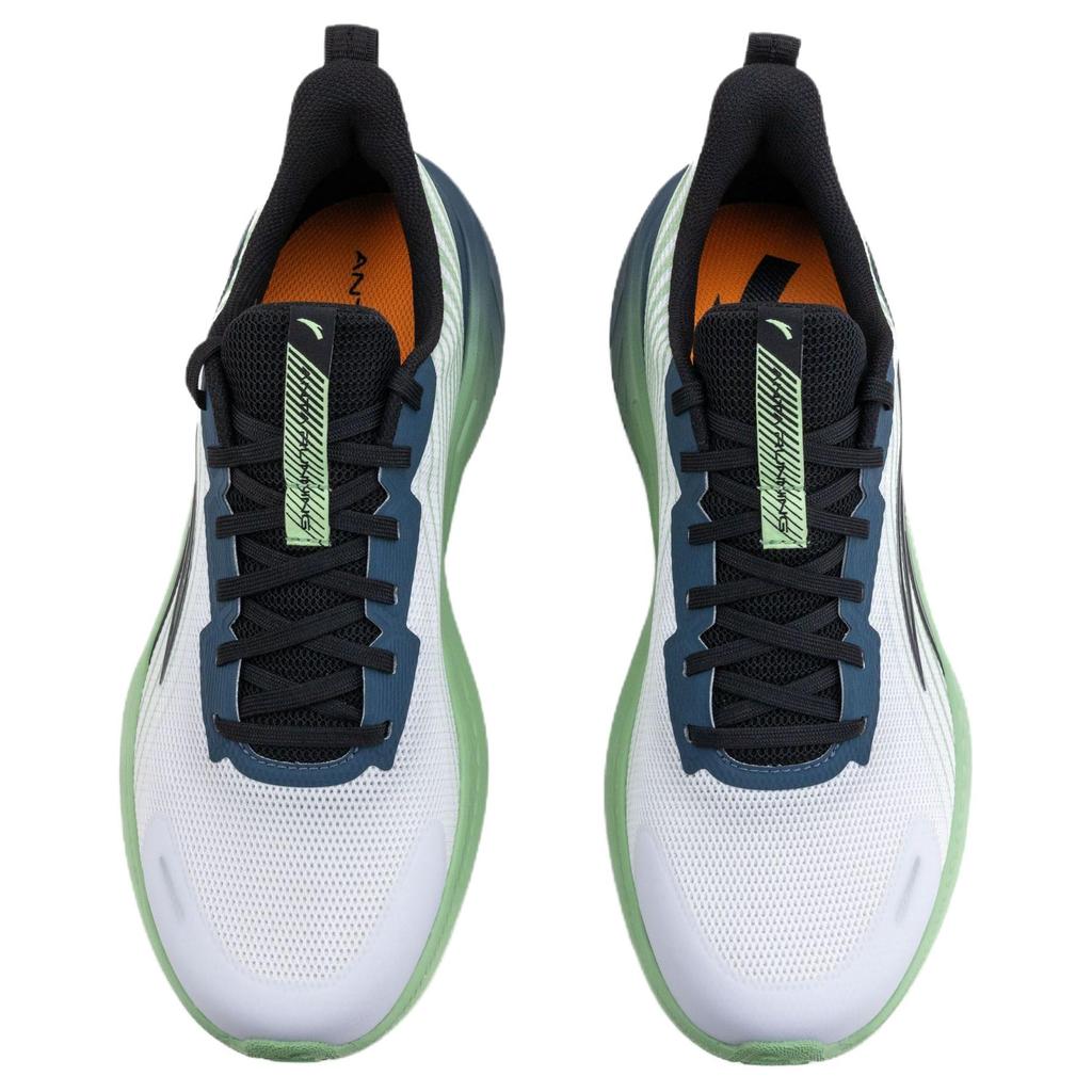 Anta Duci Max Comfortable Versatile Non-Slip Breathable Low-Top Training Running Shoes Men sneaker White Green 112525595R-3