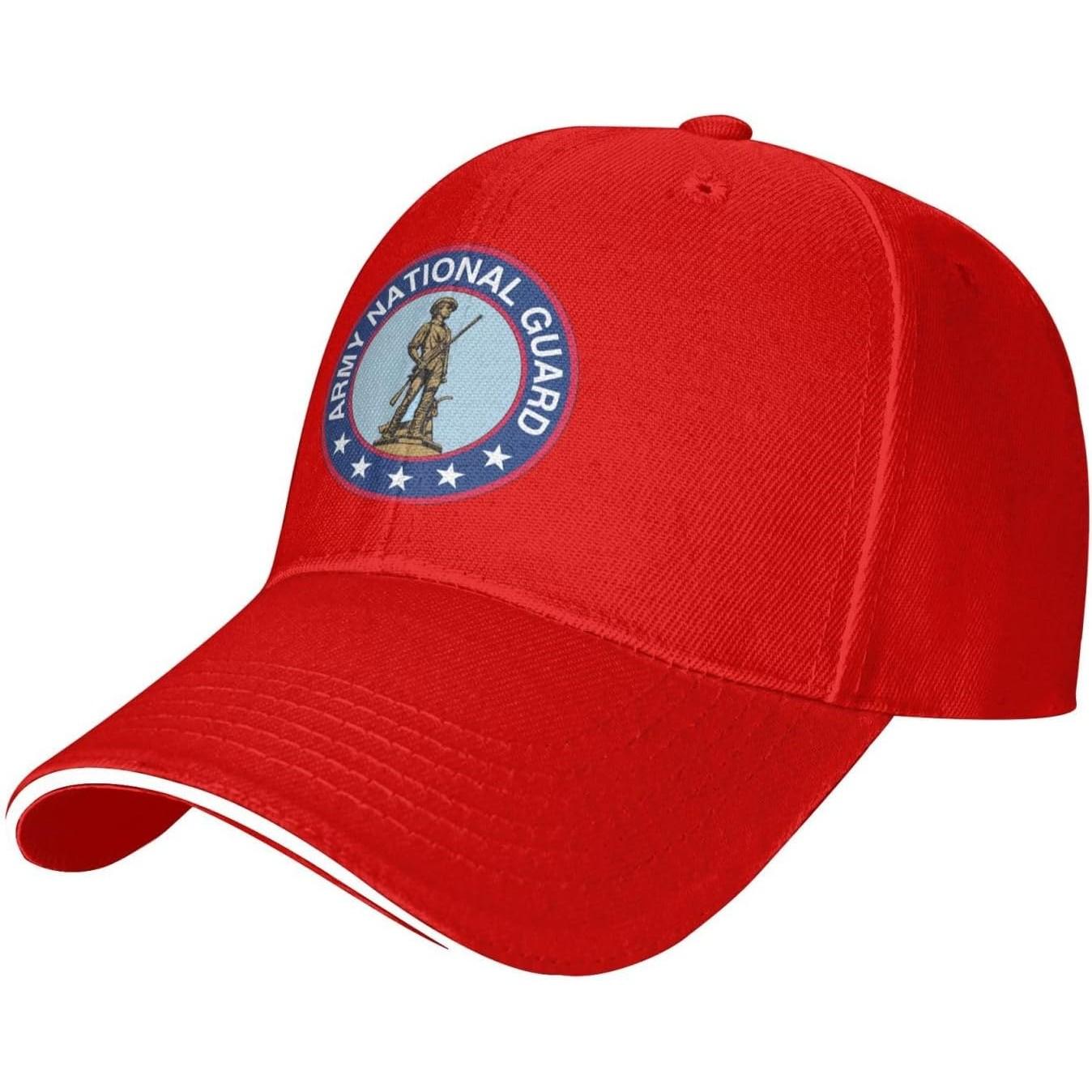 Army National Guard Seal Baseball Cap Polyester Adjustable Sun Hat Casual Unisex Adult Cap Adjustable