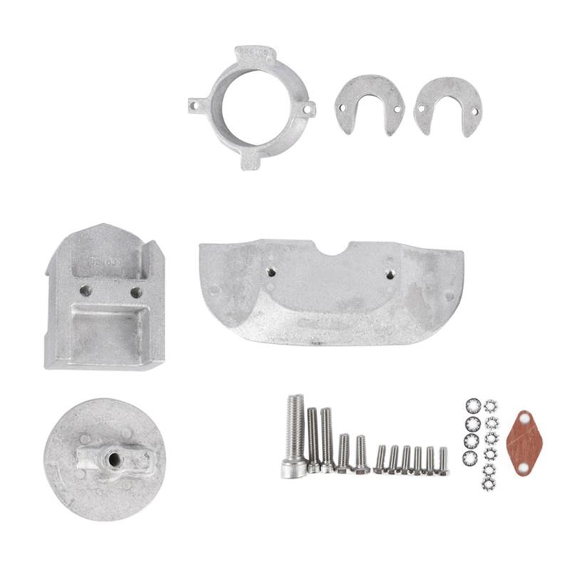 A03E-Outboard Engine Anode Aluminum Alloy Kit For Mercury Alpha One Gen 888756Q03 888756Q01 Outboard Engine Protection Anode