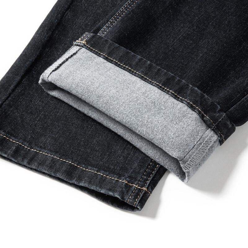 Montagut Men's Wool Blend Warm Straight-Leg Jeans