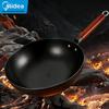 32cm Non-Coated Fine Iron Wok