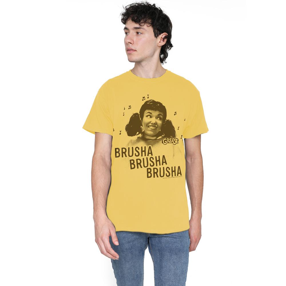 Grease Mens Brusha Brusha Brusha T-Shirt