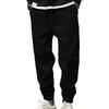 Men Casual Trousers Men's Solid Color Gym Training Sweatpants with Ankle-banded Side Pockets Drawstring Elastic for Jogging