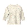 Print Tops For Youth Girls Round Neck 3/4 Sleeves T-Shirts Trendy Tops Outfit Tees