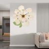 Slient Decor Flower Creative Clock 30cm Home Clock Fashion Simple Wall Clock  Birthday Gifts