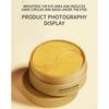 Gold Infused Eye Mask Pads Set, Hydrating Collagen Treatment for Dark Circles, Anti-Aging 60-Piece Skincare Universal