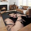 Custom personalization Johnny Hallyday Area Rug - Perfect For Kitchen, Bathroom,Laundry Room Decor Large Size Available,Gift All Seasons