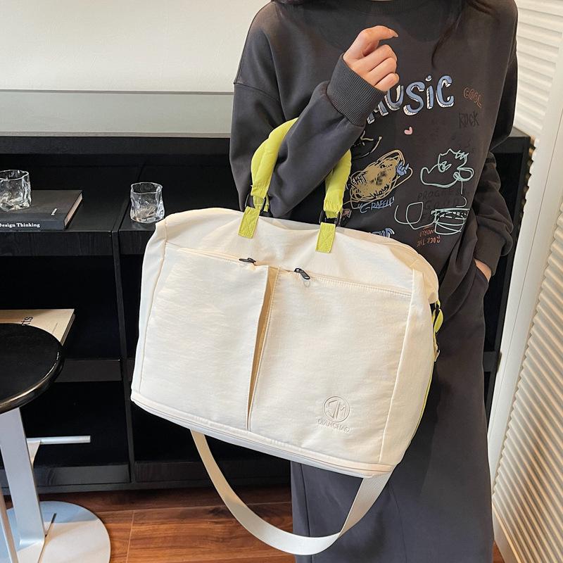 New large-capacity multi-functional travel bag women's wet and dry fitness bag portable business trip boarding luggage