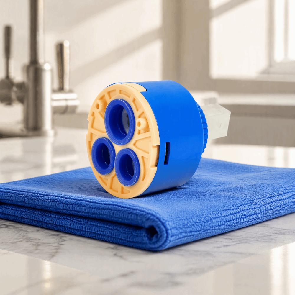 40mm Size Ceramic Cartridge 3 Holes Ceramic Disc Cartridge Faucet Valve Single Handle Faucet
