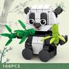 Creative Chinese Panda Building Blocks For Children Educational Animal cognition Construction Toys For Kids Birthday Gift DIY