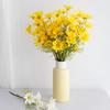 5 Heads Artificial Flower Chamomile Simulation Small Daisy Wedding Home Festival Vase DIY Photography Decoration Prop Table Yard