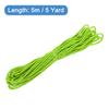 Uxcell Twisted Cord Trim 5 Yard 3mm 3-Ply Twine Braided Rope Shiny Thread String for Craft Gift Bag Curtain Christmas Decor