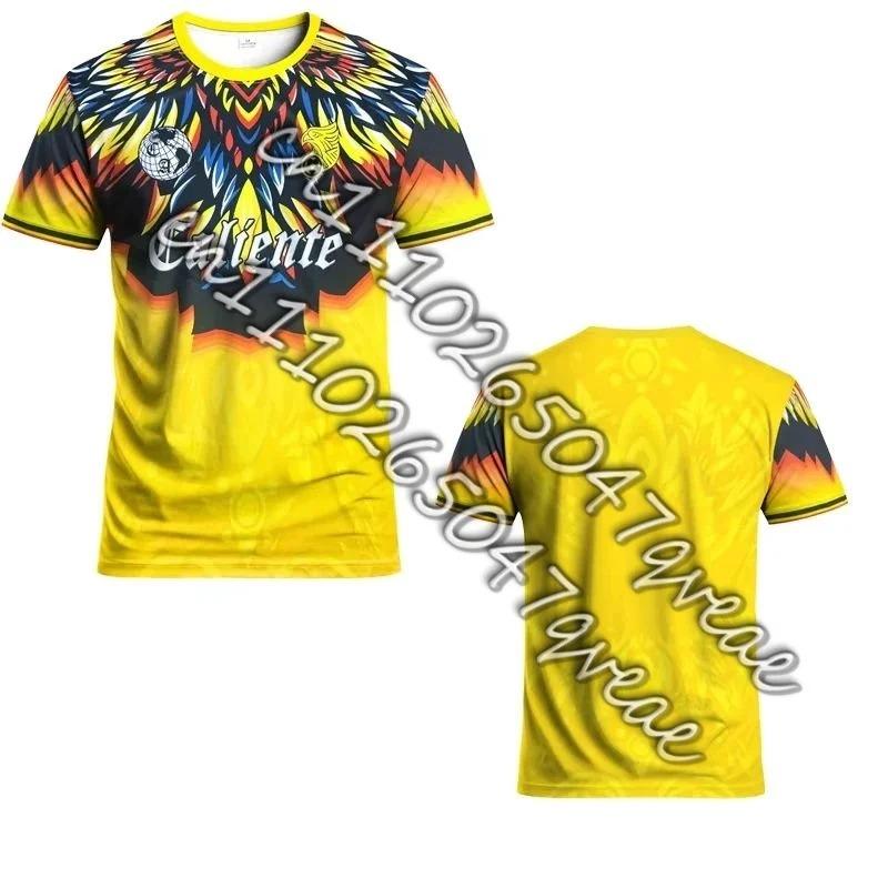 Men s Mexico Football Jersey -  MEXICO  Graphic, Eagle and Floral Design. Breathable and Perfect for Training, Matches and Casua S