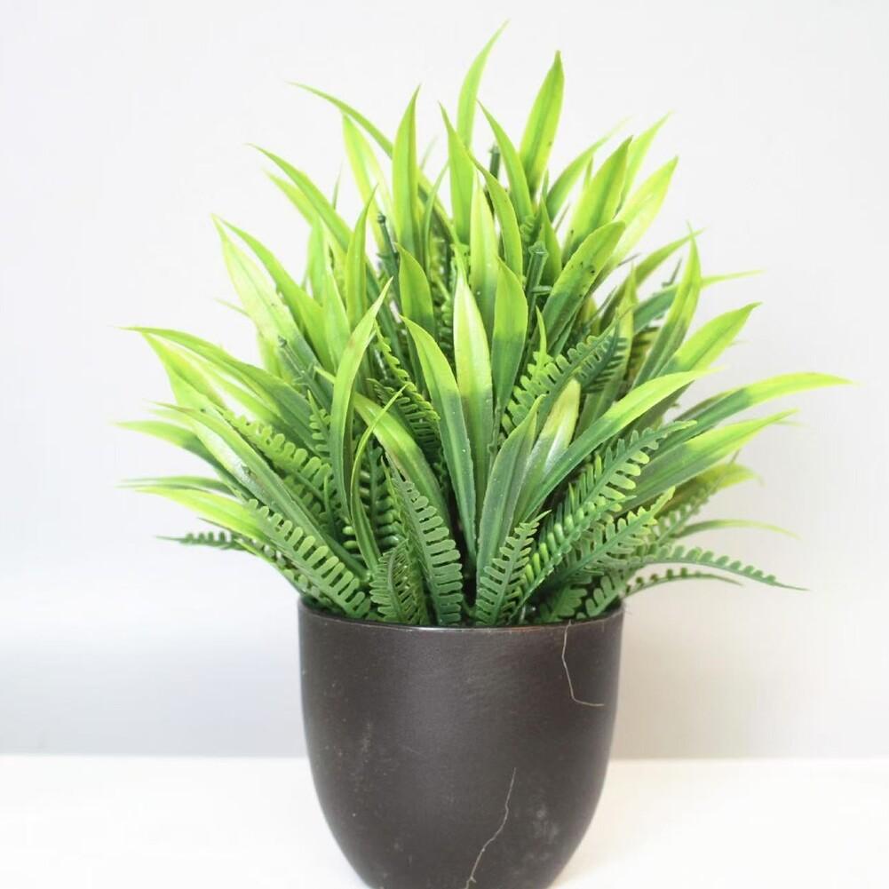 Artificial Plants Set of 4 Small Lavender Decor for Indoor and Outdoor Use