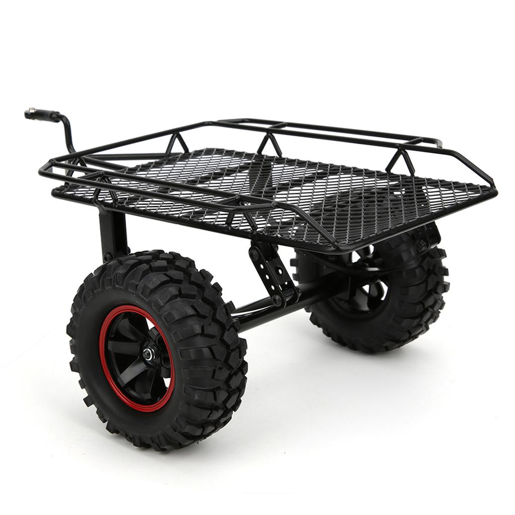 Metal Model Car Small Trailer Fit for Traxxas TRX4 Axial SCX10 RC4WD D90 CC01 1 10 RC Truck