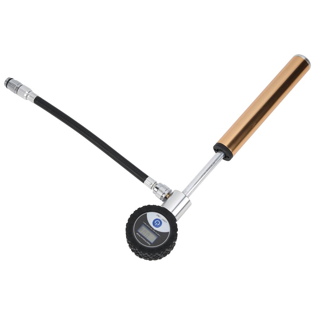 LCD Digital Display     Pump Portable Aluminium Alloy Manual Riding Equipment