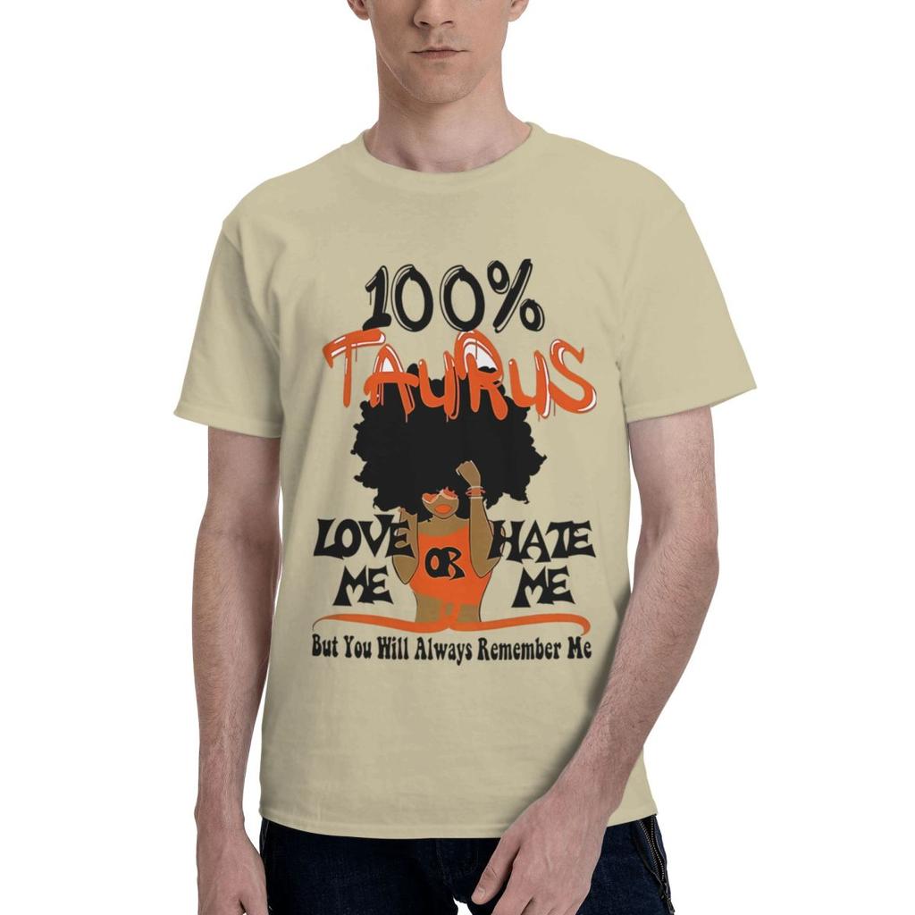 Taurus Zodiac Print 100 Cotton Casual Breathable Confortable Totoro Mens TShirts Funny Gift