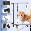 Foldable Black Iron Pet Grooming Stand with Adjustable Height