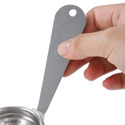 1pc Coffee Powder Cup Portafilter Basket Remover Tool Stainless Steel Coffee Filter Tools Coffeeware Accessories Silver