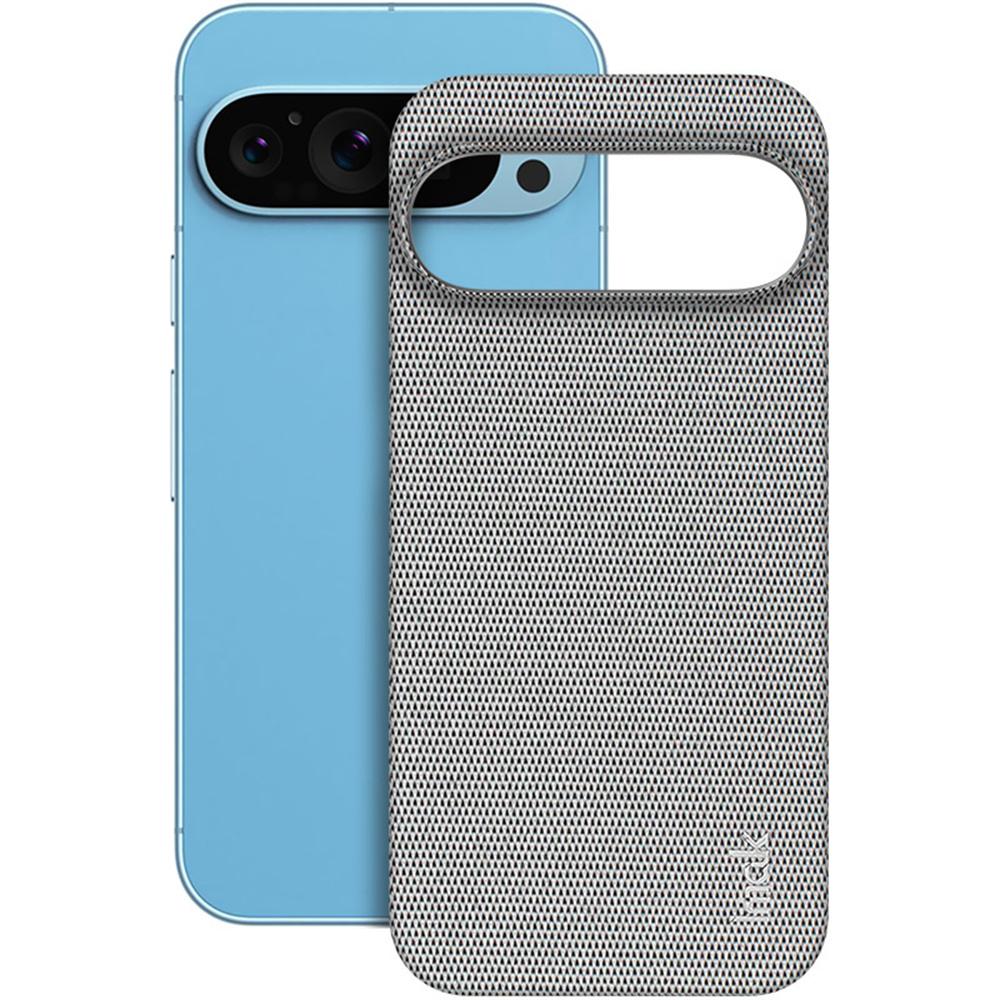 IMAK Ruiyi Serie für Google Pixel 9 Pro XL Hülle Stofftextur Leder+PC Handy-Rückseite