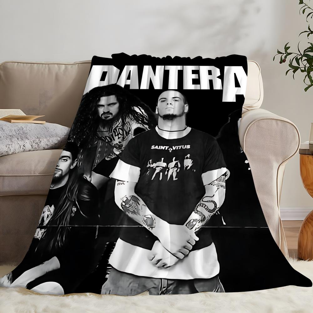 P-Pantera Μπάντα Ρίχτρα Φλάνελ για Παιδιά Μαλακή Ζεστή Αντιστατική Πλενόμενη για Όλες τις Εποχές