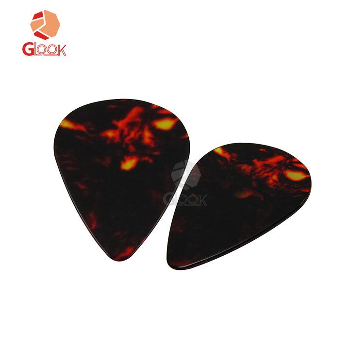 Colorful Celluloid Guitar Picks for Acoustic & Electric Guitars - Various Thicknesses for Strumming & Arpeggio