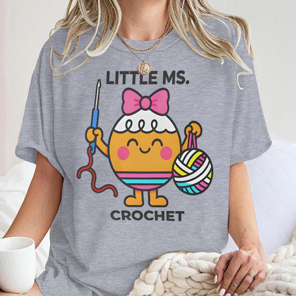 Crochet Lovers Graphic T Shirts Unisex Unisex Fun Short Sleeve Streetwear