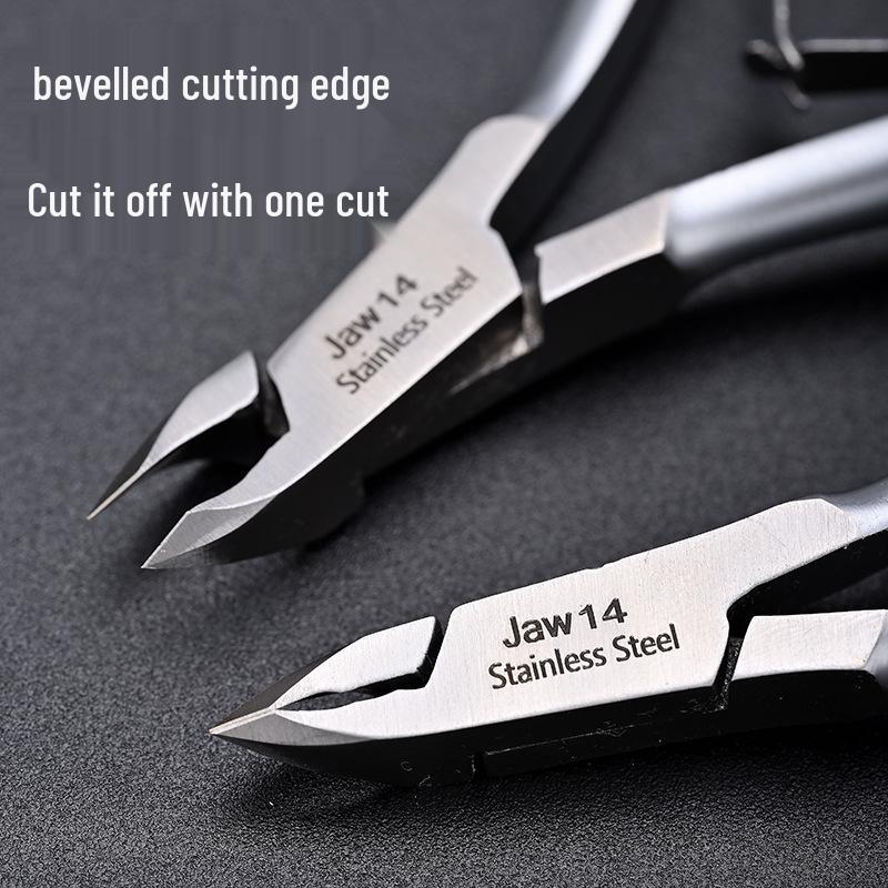 Easy Cut D07-14 Dead Skin Pliers: Stainless Steel Nail Scissors and Beginner-Friendly Sharp Nail Art Tools Set