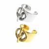 Gift Stainless Steel Jewelry Accessories Open Rings Women Jewelry Finger Buckle Geometric Rings