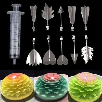 Cake Decorating Tools 3D Jelly Flower Art Tool Jelly Cake Gelatin Pudding Nozzle