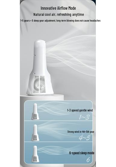 Cross-Leaf Desktop Electric Fan for Dorms and Homes