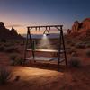 Foldable Tripod Hanging Rack Quick Assembly Storage Shelf for Picnic
