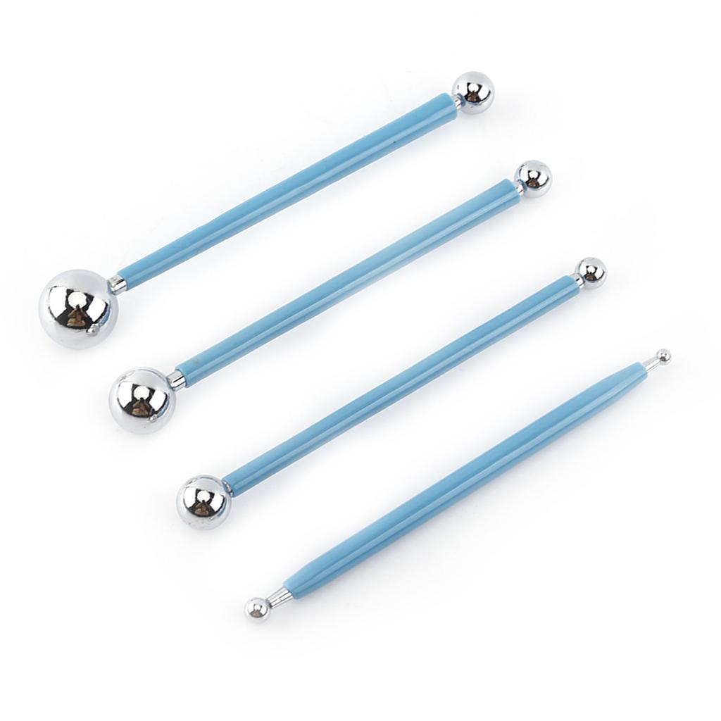 Stainless Steel Ball Shape Modeling Tool Set Clay Sculpey Smooth Tools