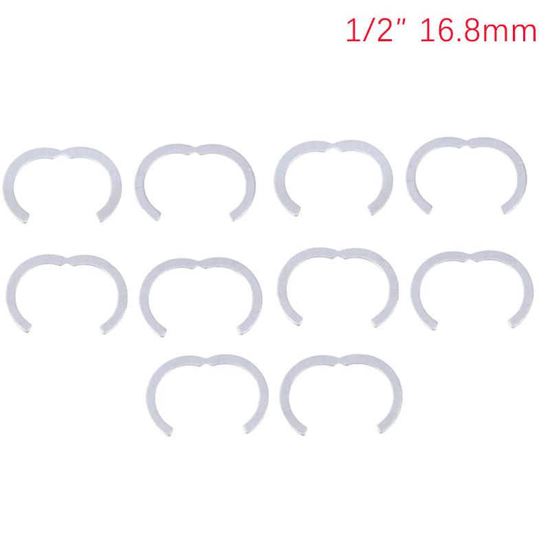 

10 шт., сегментные кольца для гофрированной трубы из нержавеющей стали, кольца Dn16, Dn20, Dn25, Dn32, гофрированная труба для солнечной энергии, специальные стопорные кольца, солнечные детали 16.8mm