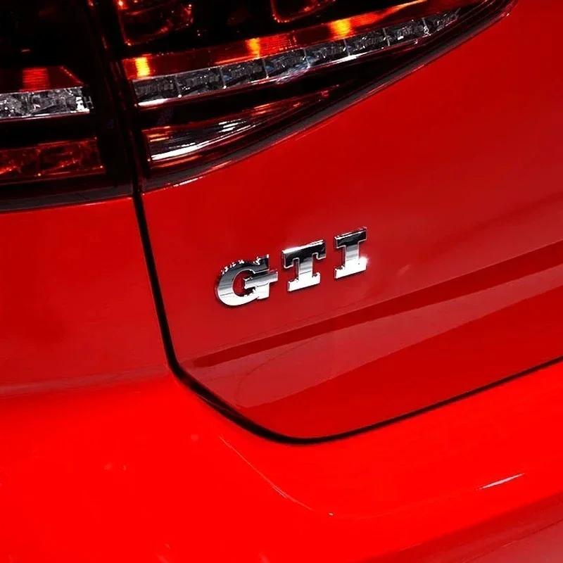 2026 New For VW VOLKSWAGEN for Volkswagen VW Metal GTI Logo Car Rear Trunk Emblem Side Sticker Golf 4 5 6 7 8 Polo Jetta Tiguan