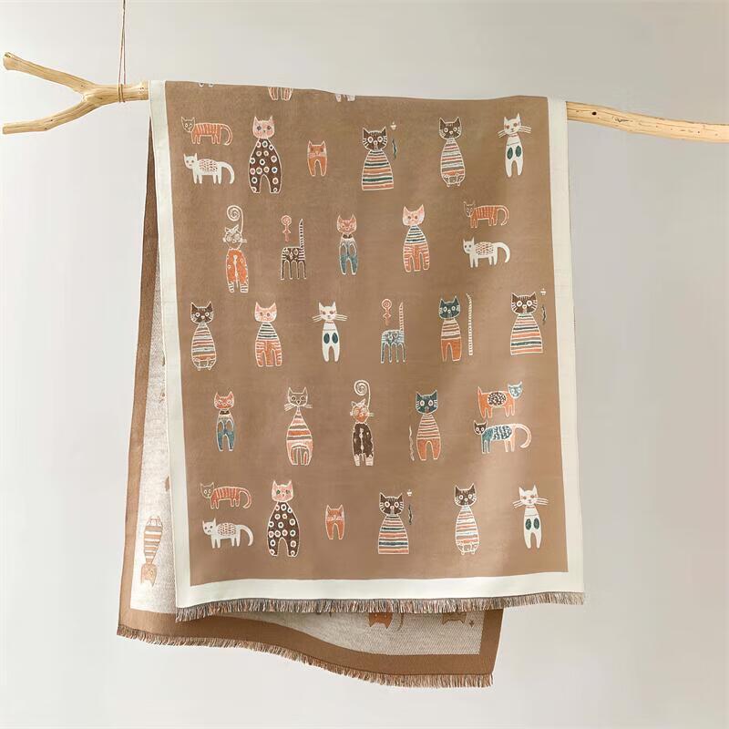 Women s Korean Style Double-Sided Winter Scarf 185x65cm